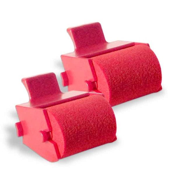 Compatible Neopost 4400 5400 red ink roller cartridges twinset